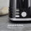 Tower Tower Solitaire Black Kettle 2 Slice Toaster Bread Bin & Canisters Set 10
