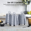 Tower Tower Solitaire Grey Kettle 2 Slice Toaster Bread Bin & Canisters Set 14