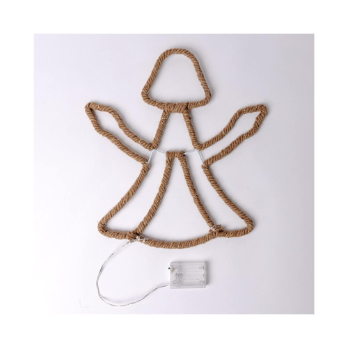 Garden Store Direct Christmas Angel Silhouette LED Hemp Rope Light 2
