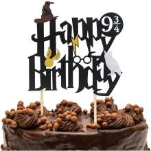 Cake Topper Harry Potter Happy Birthday Party Decoration Supplies