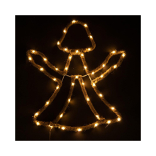 Christmas Angel Silhouette LED Hemp Rope Light