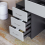 Dressing Table With Drawers Mirror Stool Set Makeup Desk Vanity Table Bedroom 5