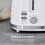 Tower Tower Solitaire White Kettle 2 Slice Toaster Bread Bin & Canisters Set 11