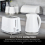 Tower Tower Solitaire White Kettle 2 Slice Toaster Bread Bin & Canisters Set 12
