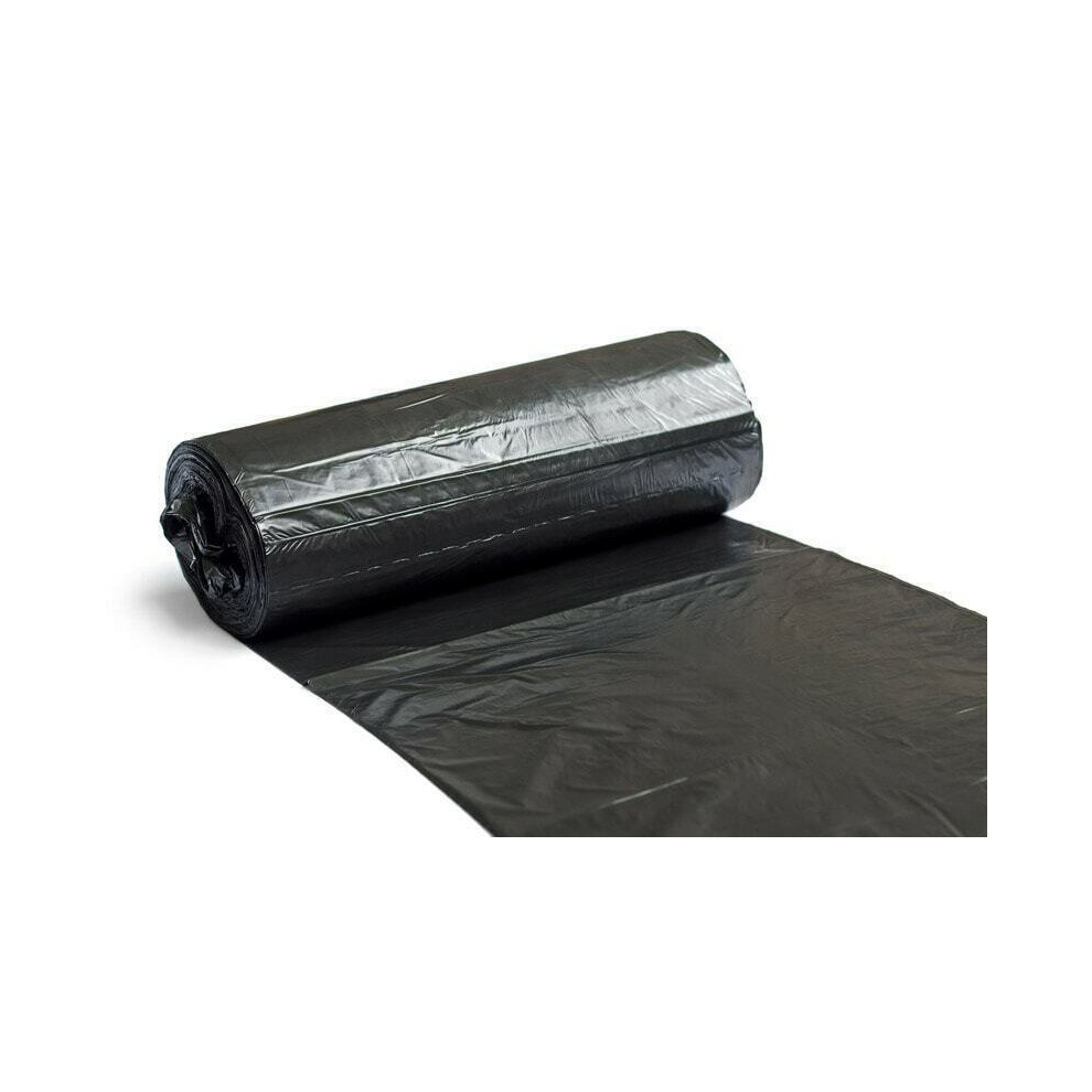 (90L 10 pk) EXTRA STRONG BLACK HEAVY DUTY BIN LINERS BAGS RUBBISH WASTE REFUSE SACKS 90l UK