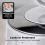 Tower Tower Solitaire White Kettle 2 Slice Toaster Bread Bin & Canisters Set 17
