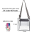 Clear Cross Wallet Bag Stadium Approved with Extra Inside Pocket 4