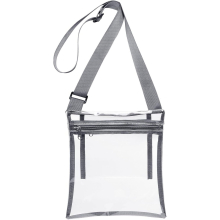 Clear Cross Wallet Bag Stadium Approved with Extra Inside Pocket