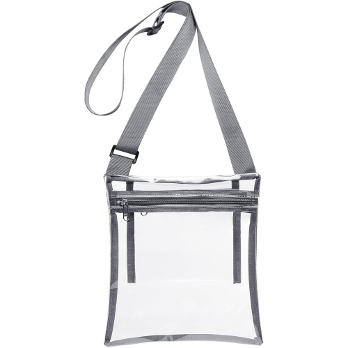 Clear Cross Wallet Bag Stadium Approved with Extra Inside Pocket