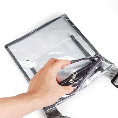 Clear Cross Wallet Bag Stadium Approved with Extra Inside Pocket 1