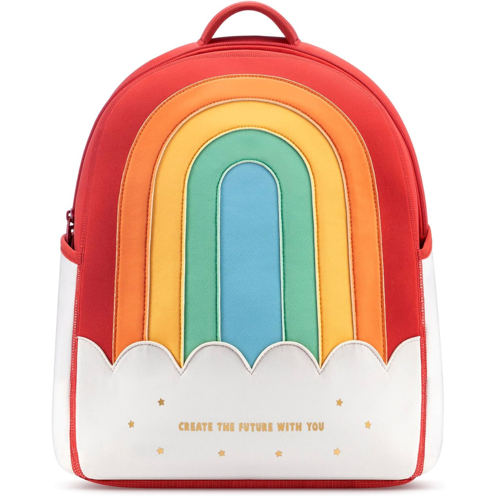 Kids Backpack, Modern Toddler Backpack for Preschool Girls Boys ages 5-10, Children Bookbag Schoolbag Casual Daypack Travel Bag - Zoy Rainbow