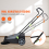 VEVOR VEVOR Walk-behind Hand Push Floor Sweeper 25.6" Width 5 Gallon Waste Container 5