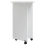 VidaXL (white) vidaXL Rolling Cabinet with Desk Mobile File Cabinet Solid Wood Pine MOSS 5