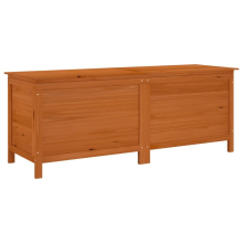 (brown, 150 x 50 x 56.5 cm) vidaXL Garden Storage Box Outdoor Storage Chest Trunk Toy Box Solid Wood Fir