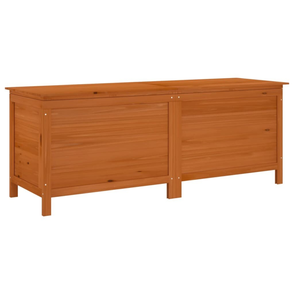 Vidaxl (Brown, 150 X 50 X 56.5 Cm) Garden Storage Box Outdoor Storage Chest Trunk Toy Box Solid Wood Fir