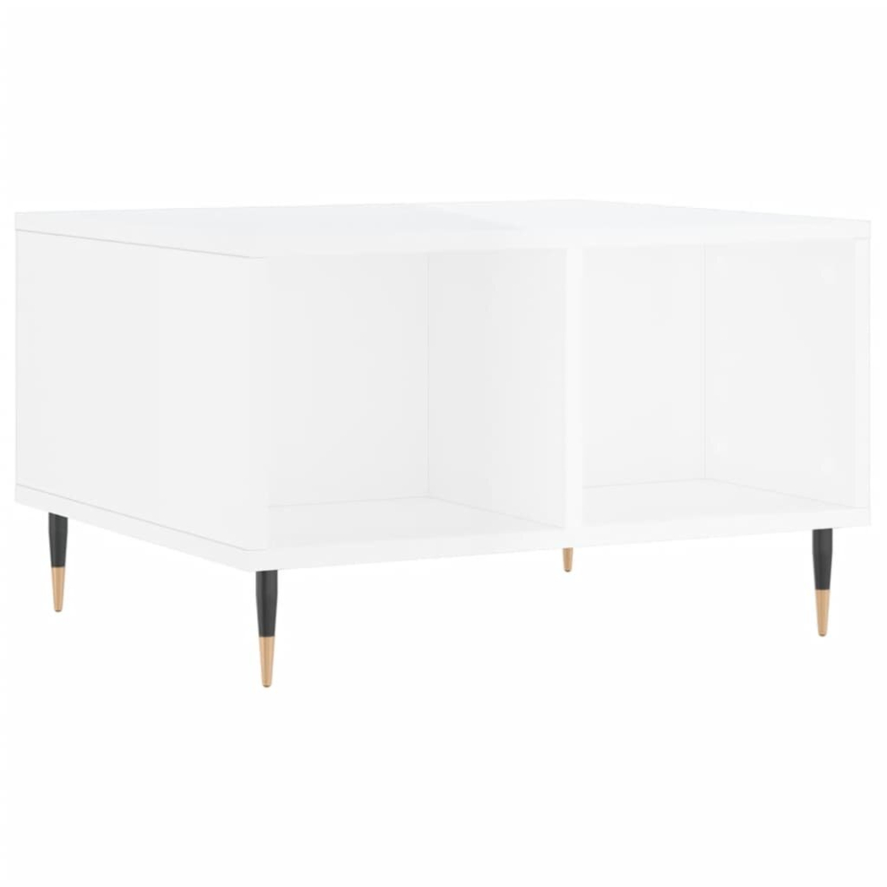Vidaxl (High Gloss White) Coffee Table Side Table End Accent Telephone Sofa Table Engineered Wood