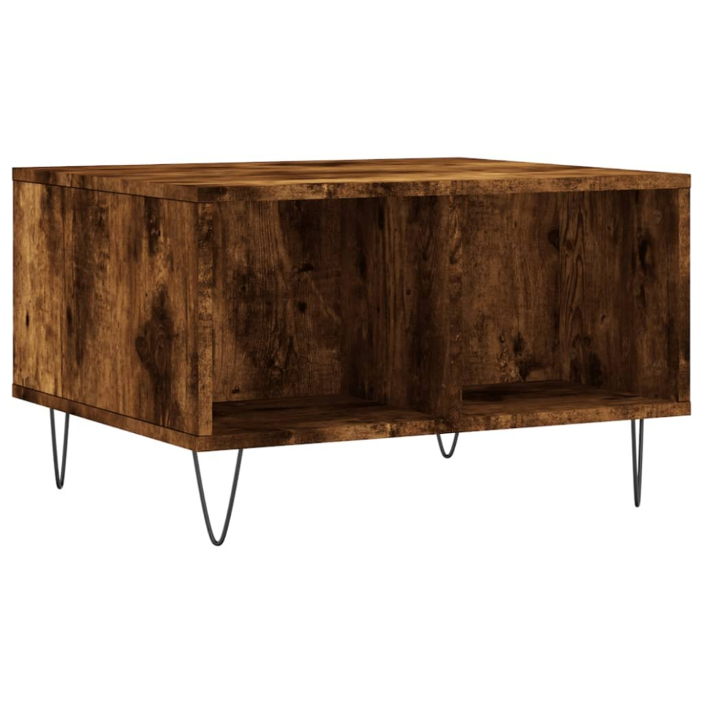 Vidaxl (Smoked Oak) Coffee Table Side Table End Accent Telephone Sofa Table Engineered Wood