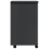 VidaXL (grey) vidaXL Rolling Cabinet Office Cabinet with Drawers Grey Solid Wood Pine MOSS 5