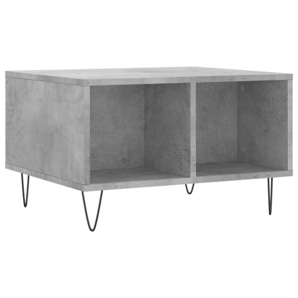 (concrete grey) vidaXL Coffee Table Side Table End Accent Telephone Sofa Table Engineered Wood