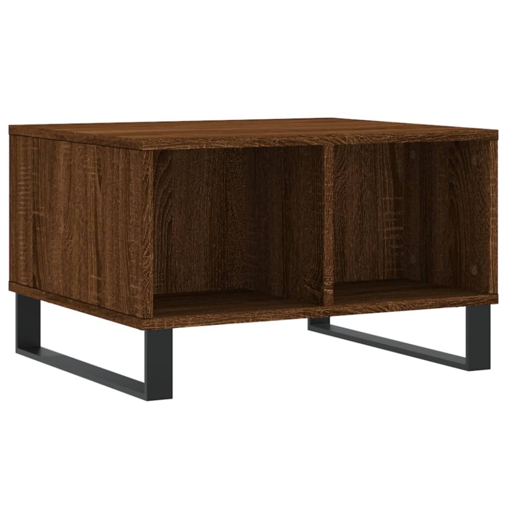 (brown oak) vidaXL Coffee Table Side Table End Accent Telephone Sofa Table Engineered Wood