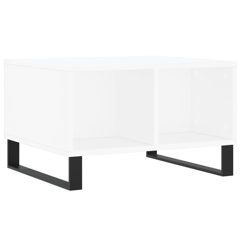 Vidaxl (White) Coffee Table Side Table End Accent Telephone Sofa Table Engineered Wood