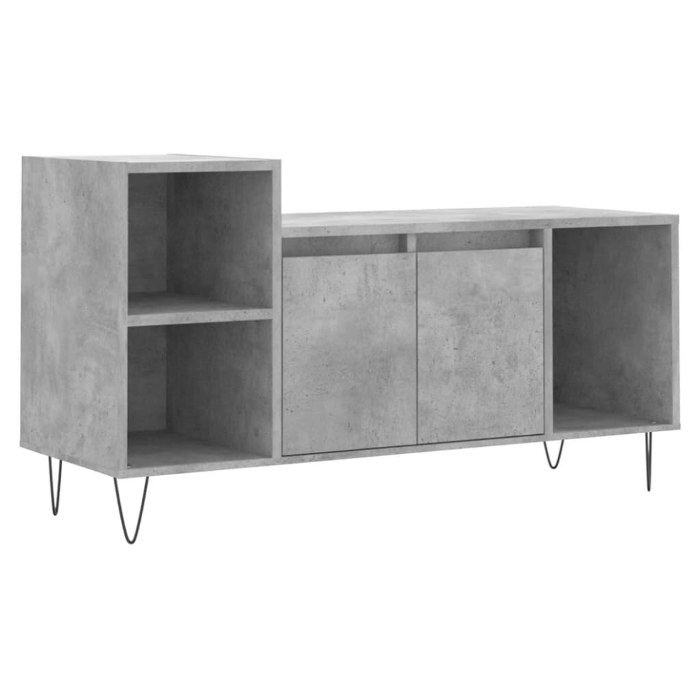 Vidaxl (Concrete Grey) Tv Cabinet Tv Unit Sideboard Tv Stand Media Cabinet Engineered Wood