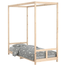 (brown, 80 x 200 cm) vidaXL Kids Bed Frame Bedstead Mattress Foundation 90x200 cm Solid Wood Pine