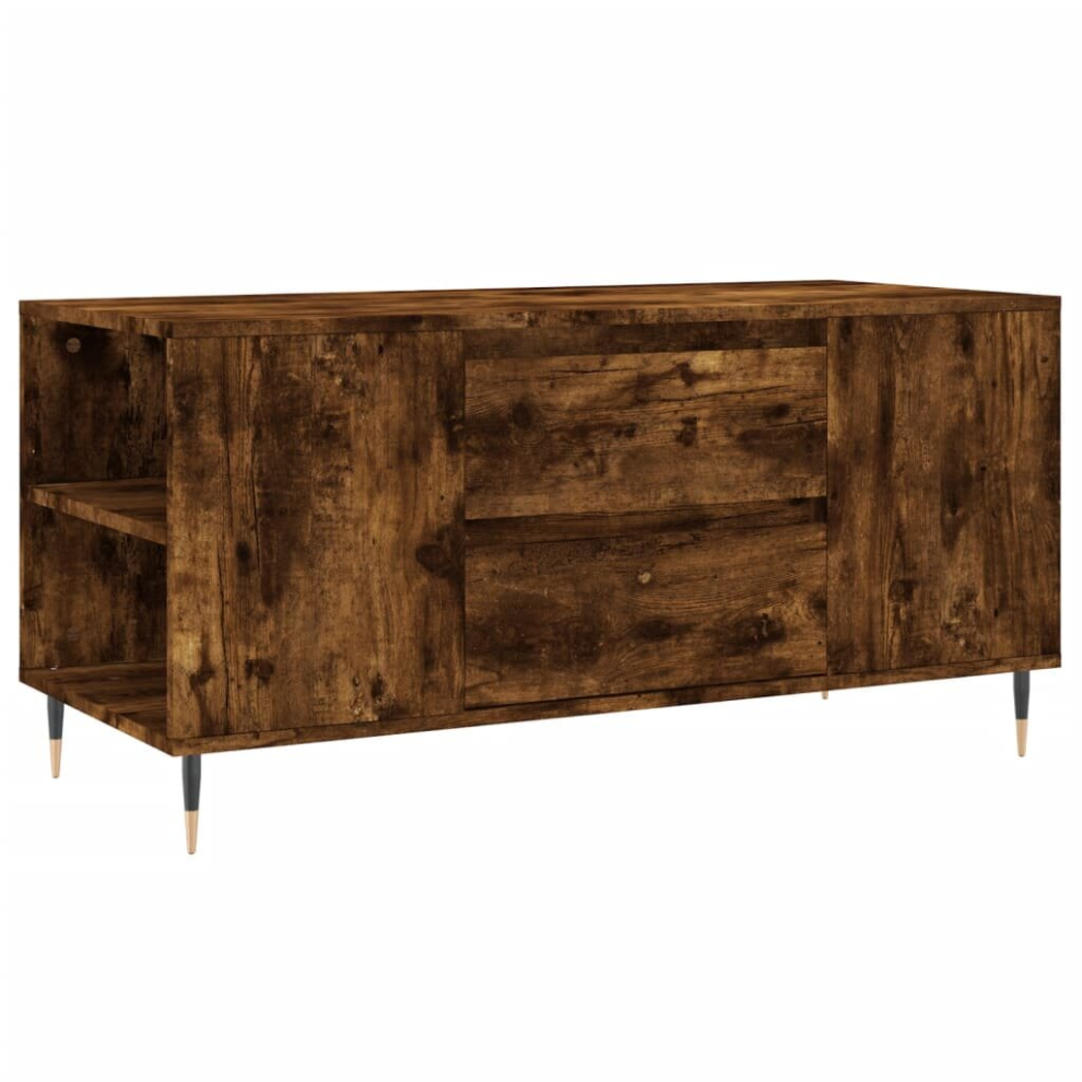Vidaxl (Smoked Oak) Coffee Table Side Table End Accent Telephone Sofa Table Engineered Wood