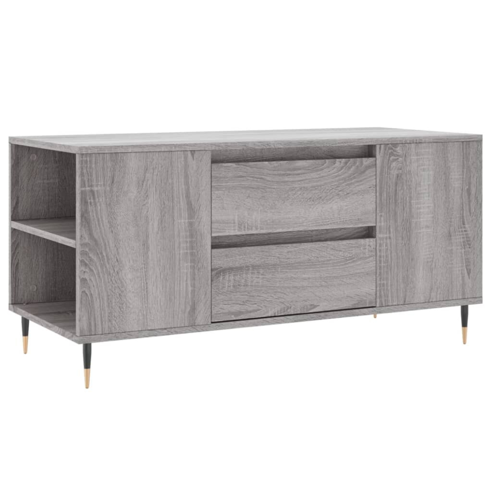 Vidaxl (Grey Sonoma) Coffee Table Side Table End Accent Telephone Sofa Table Engineered Wood