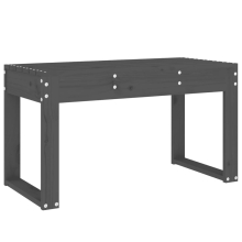 (grey pine, 80 x 38 x 45 cm) vidaXL Garden Bench Wooden Bench Patio Outdoor Bench Seat Solid Wood Pine