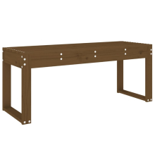 (honey brown pine, 110 x 38 x 45 cm) vidaXL Garden Bench Wooden Bench Patio Outdoor Bench Seat Solid Wood Pine