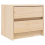 VidaXL (brown, 1 pcs) vidaXL Bedside Cabinets Bed Table Nightstand Bedside Table Solid Wood Pine 2