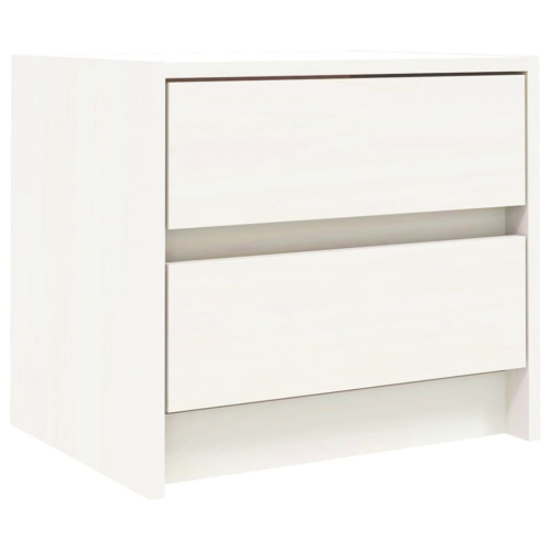 VidaXL (white, 1 pcs) vidaXL Bedside Cabinets Bed Table Nightstand Bedside Table Solid Wood Pine