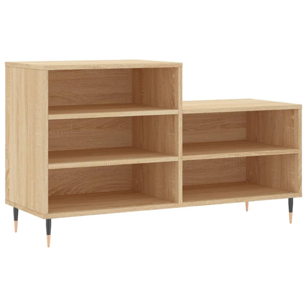 Vidaxl (Sonoma Oak) Shoe Cabinet Shoe Cupboard Shoe Storage Rack Shelf Engineered Wood