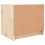 VidaXL (brown, 1 pcs) vidaXL Bedside Cabinets Bed Table Nightstand Bedside Table Solid Wood Pine 8