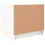 VidaXL (white, 2 pcs) vidaXL Bedside Cabinets Bed Table Nightstand Bedside Table Solid Wood Pine 9