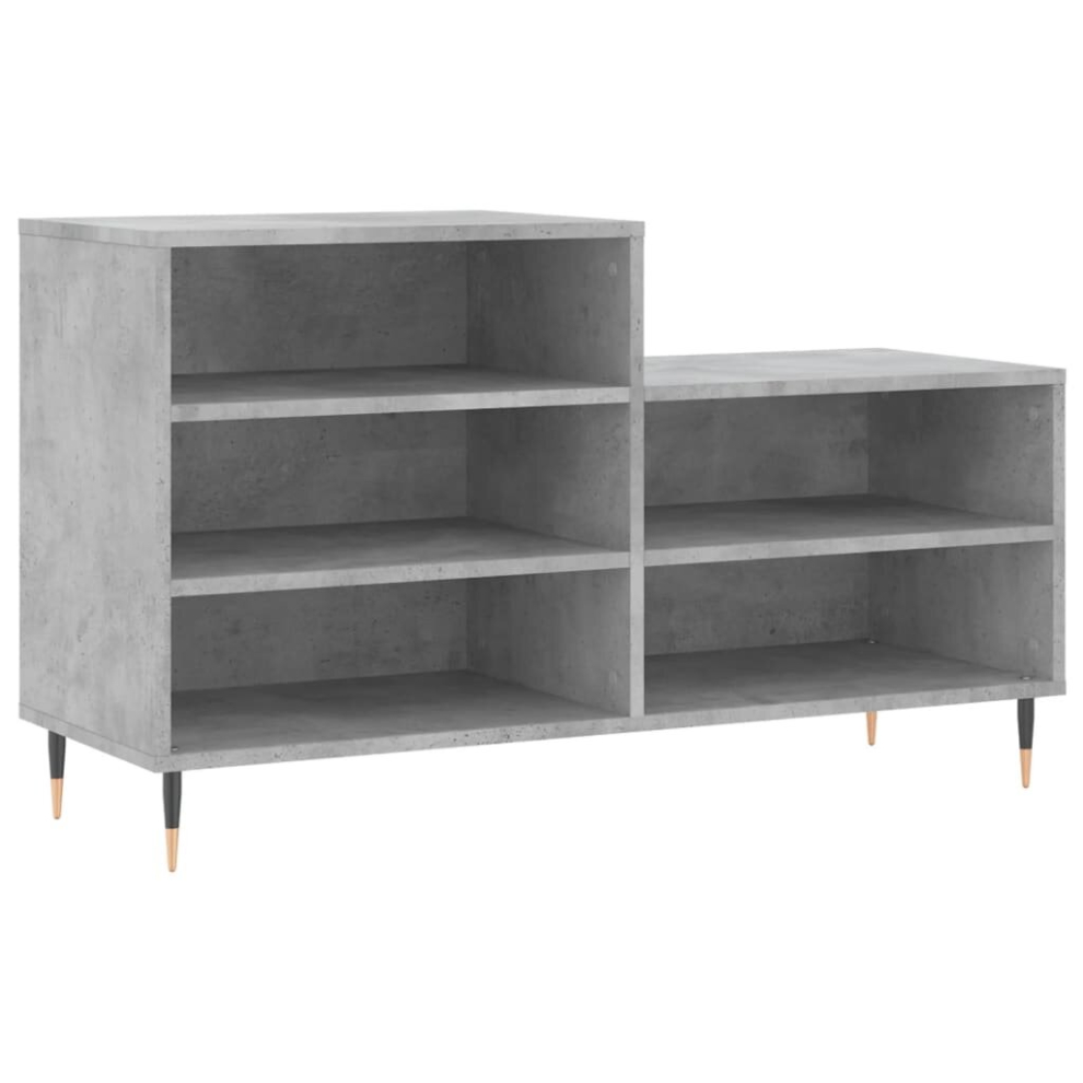 Vidaxl (Concrete ) Shoe Cabinet Shoe Cupboard Shoe Storage Rack Shelf Engineered Wood Grey