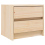 VidaXL (brown, 2 pcs) vidaXL Bedside Cabinets Bed Table Nightstand Bedside Table Solid Wood Pine 5