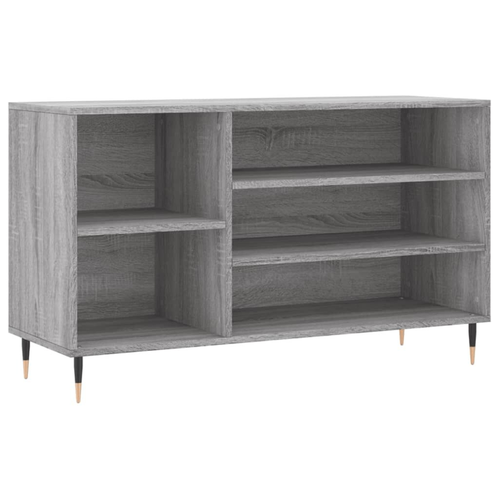 Vidaxl (Grey Sonoma) Shoe Cabinet Shoe Cupboard Shoe Storage Rack Shelf Engineered Wood