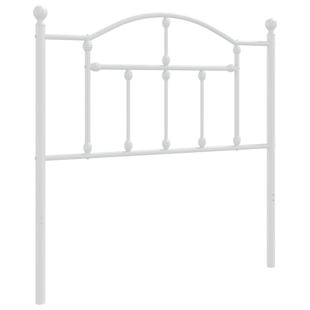 (white, 90 cm) vidaXL Metal Headboard Bed Header Bed Headboard Black Headboard Black 107 cm