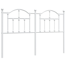 (white, 135 cm) vidaXL Metal Headboard for Bedroom Bed Header Bed Headboard Tall Headboard