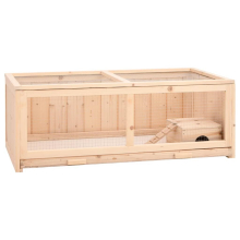 vidaXL Hamster Cage Small Animal Cage Hamster House Rat Cage Solid Wood Fir