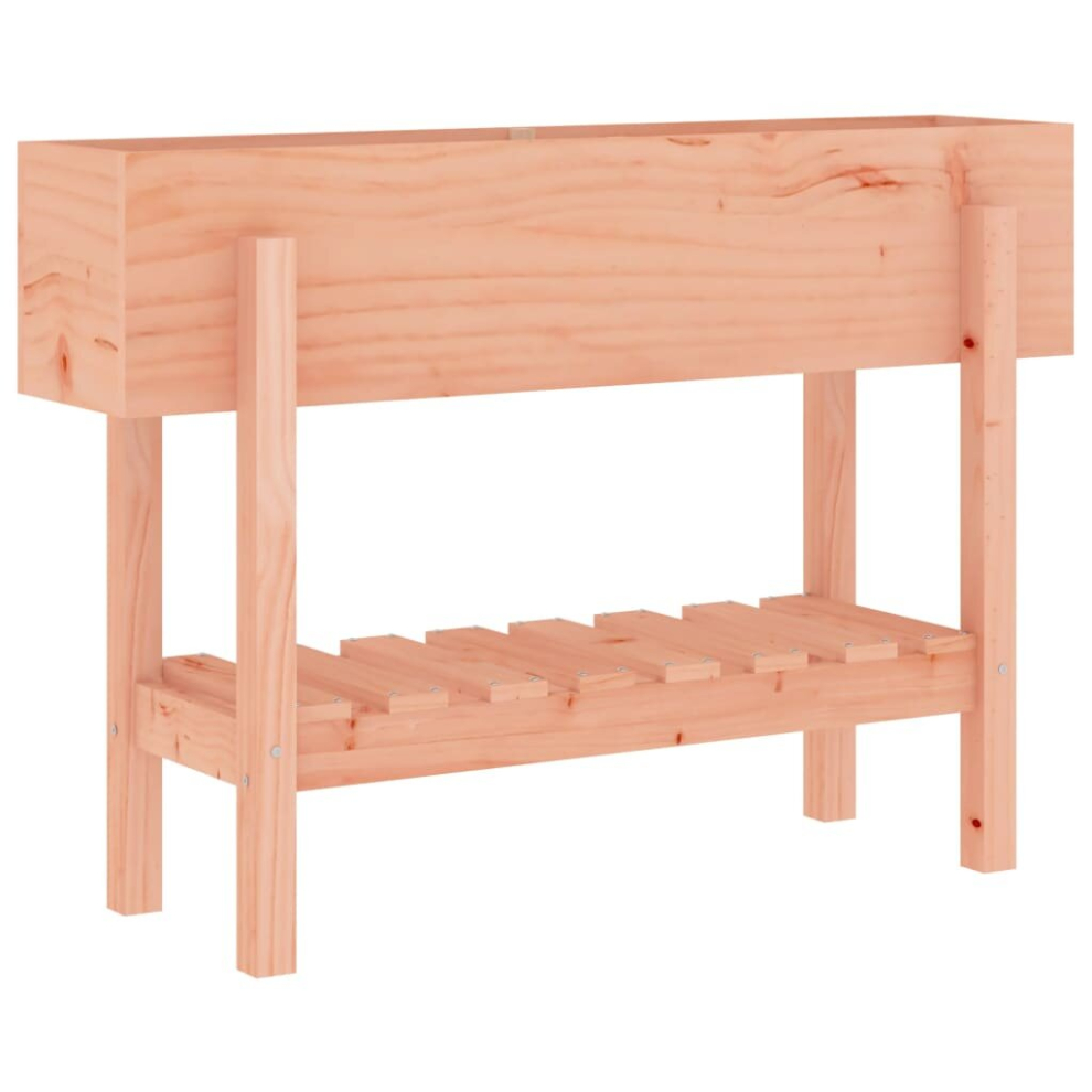 VIDAXL Raised Garden Bed - Wood - Brown - 101 x 30 x 69cm - Image 2