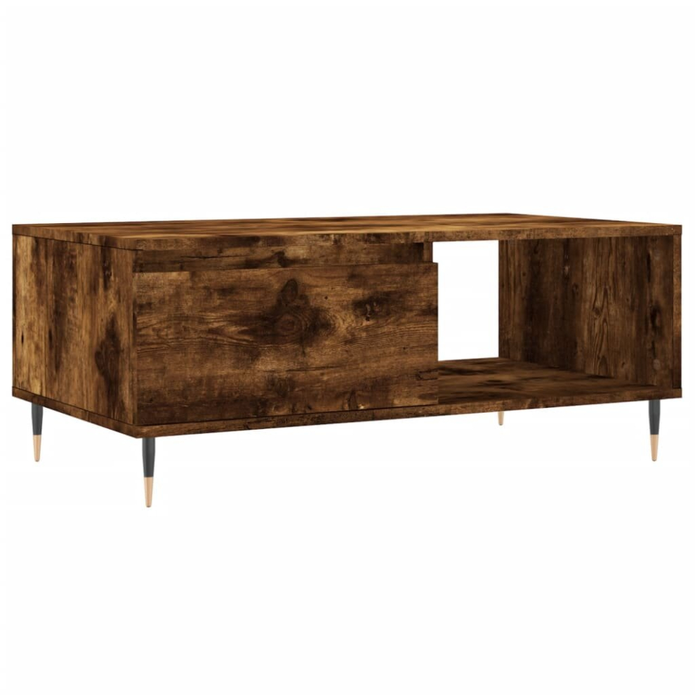 Vidaxl (Smoked Oak) Coffee Table Side Table End Accent Telephone Sofa Table Engineered Wood