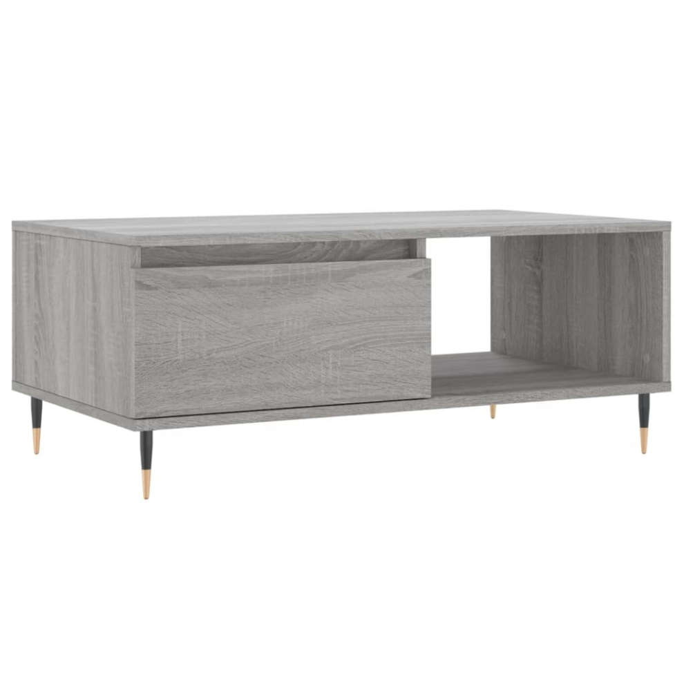 New Vidaxl (Grey Sonoma) Coffee Table Side Table End Accent Telephone Sofa Table Engineered Wood Brown,Grey