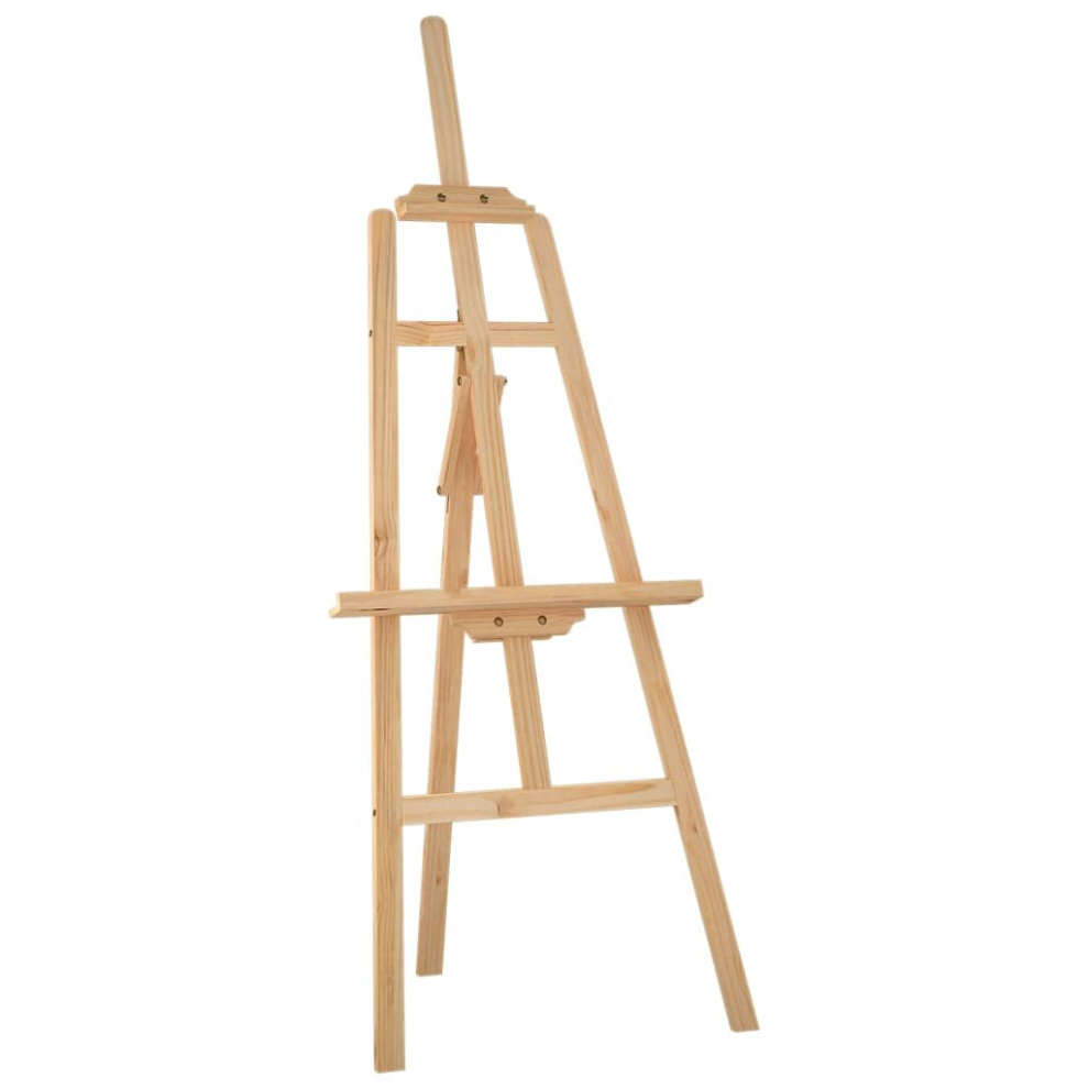 Vidaxl Easel Stand Wooden Artist Easel Floor Studio Easel Solid Wood Pine