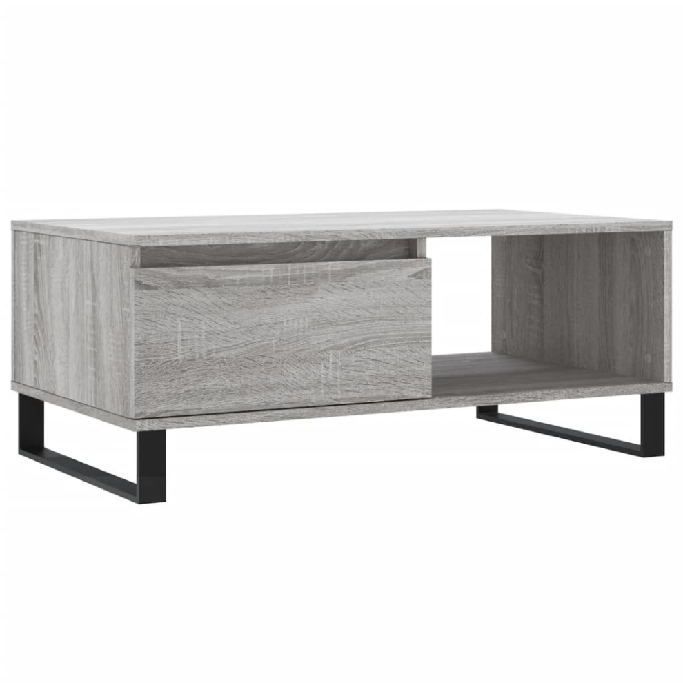 (grey sonoma) vidaXL Coffee Table Side Table End Accent Telephone Sofa Table Engineered Wood