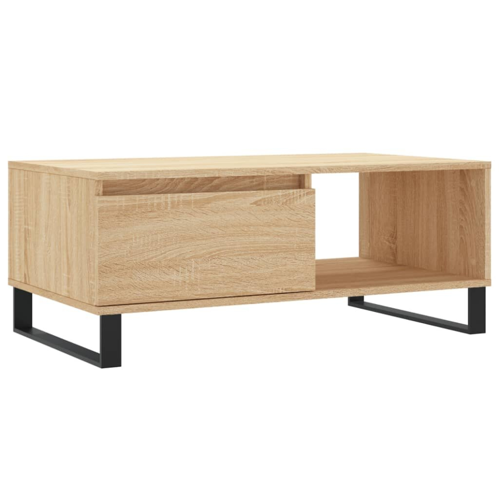 (sonoma oak) vidaXL Coffee Table Side Table End Accent Telephone Sofa Table Engineered Wood