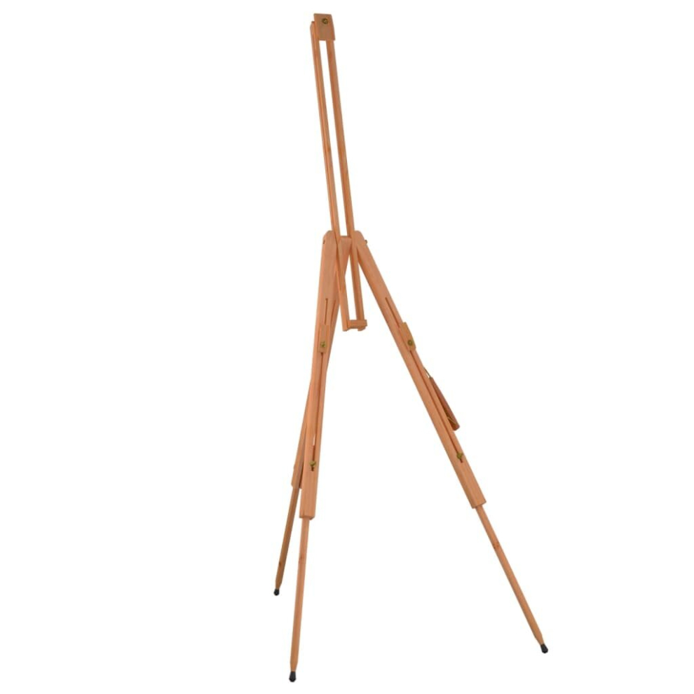 Vidaxl Easel Stand Wooden Artist Easel Floor Studio Easel Solid Beech Wood