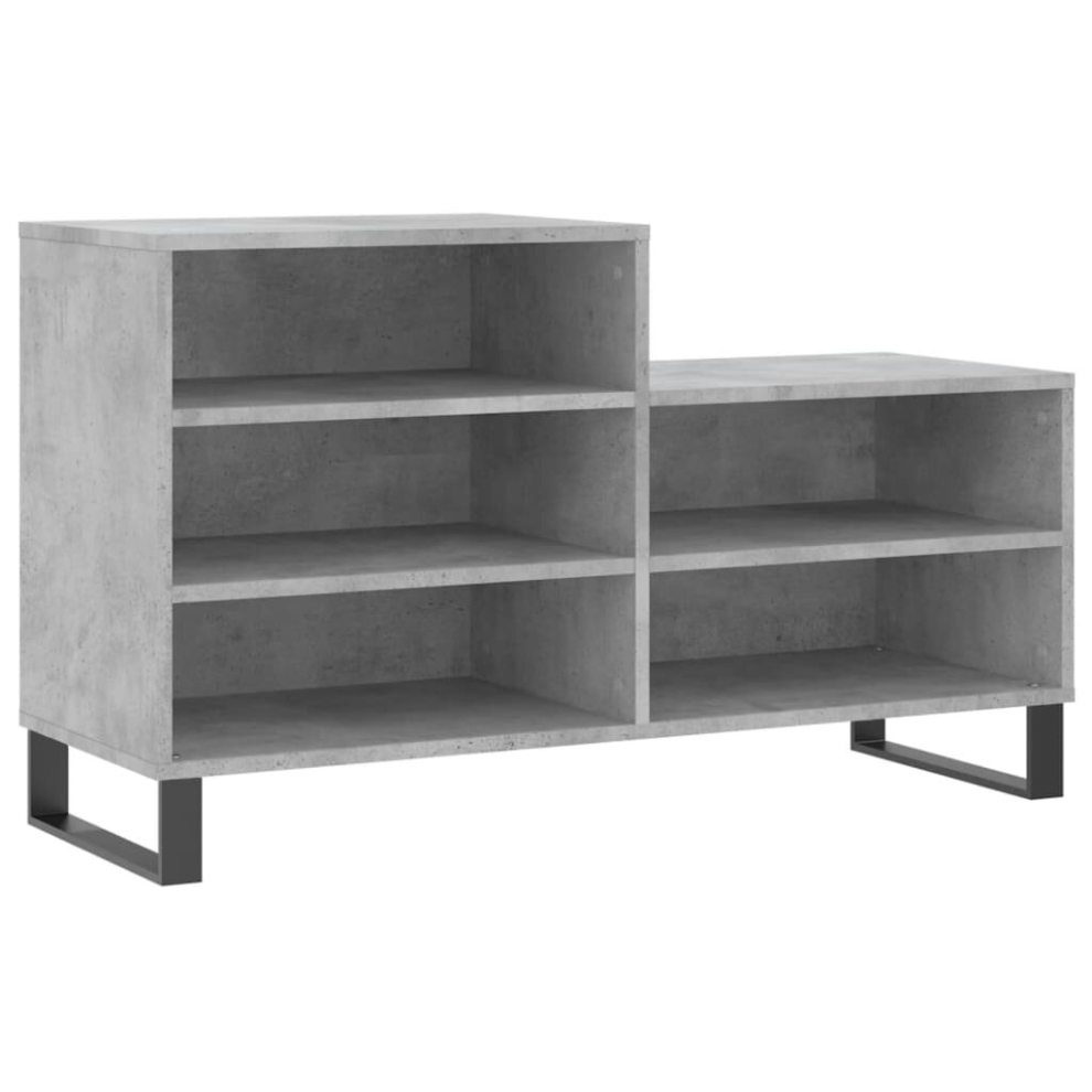 Vidaxl (Concrete Grey) Shoe Cabinet Shoe Cupboard Shoe Storage Rack Shelf Engineered Wood